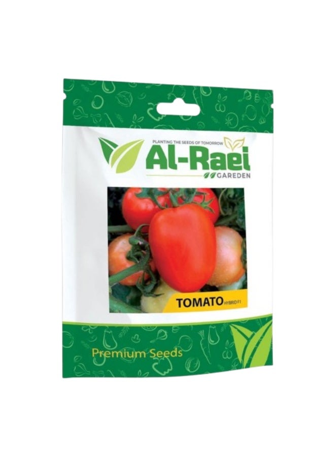 Al-Raei Garden Indeterminate Hybrid F1 Non-GMO Tomato Seeds for Kitchen & Balcony Gardening - Image 1