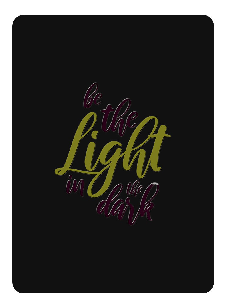 Theodor Protective Flip Case For Samsung Galaxy Tab S9 Plus With Trifold Stand Auto Wake Sleep Shockproof Cover Be the Light in the Dark - Image 1