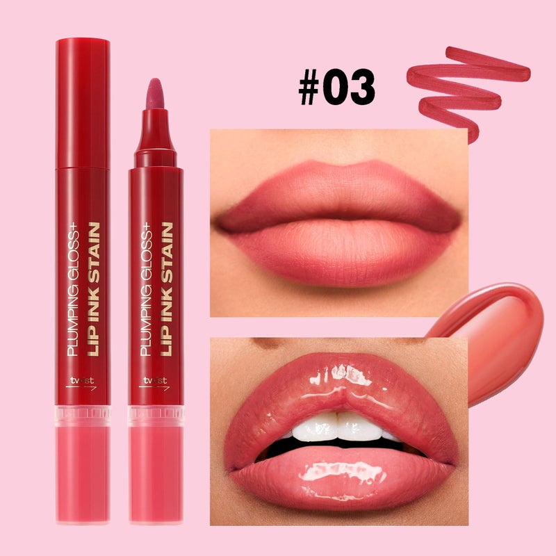 Skynest 3pcs Lip Stain with Precise Pen-Like Tip, Chisel Tip Marker Lipstain, Smooth Application, Satin Stained Finish, Matte Color Look, Transfer-Proof, All Day Wear Lip Color - Image 4