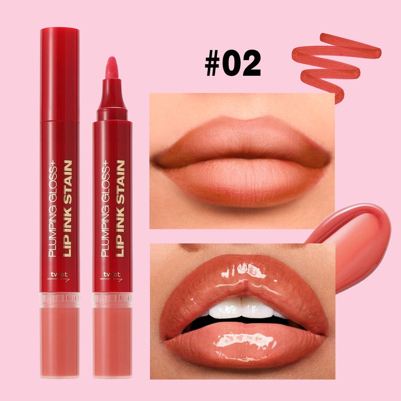 Skynest 3pcs Lip Stain with Precise Pen-Like Tip, Chisel Tip Marker Lipstain, Smooth Application, Satin Stained Finish, Matte Color Look, Transfer-Proof, All Day Wear Lip Color - Image 3