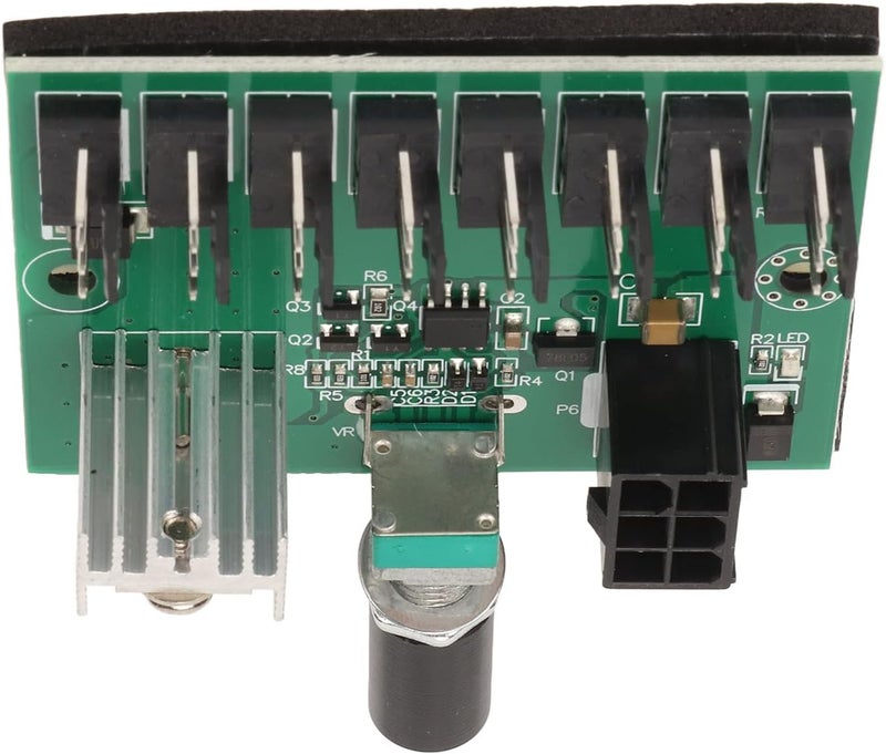 Kufoo 12V 8 Way Case Fan Speed Controller, PWM Fan Hub Controller, CPU Fan Hub PC Fan Controller for 4 Pin 3 Pin 2 Pin CPU Fans - Image 4
