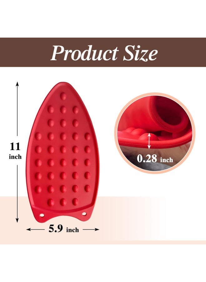 HOMESTAR 4-Pack Silicone Iron Rest Pad Set - Heat Resistant Mat for Ironing Board, Countertops & Table Protection (280°C), Multipurpose, Non-Slip & Easy Clean - Image 4