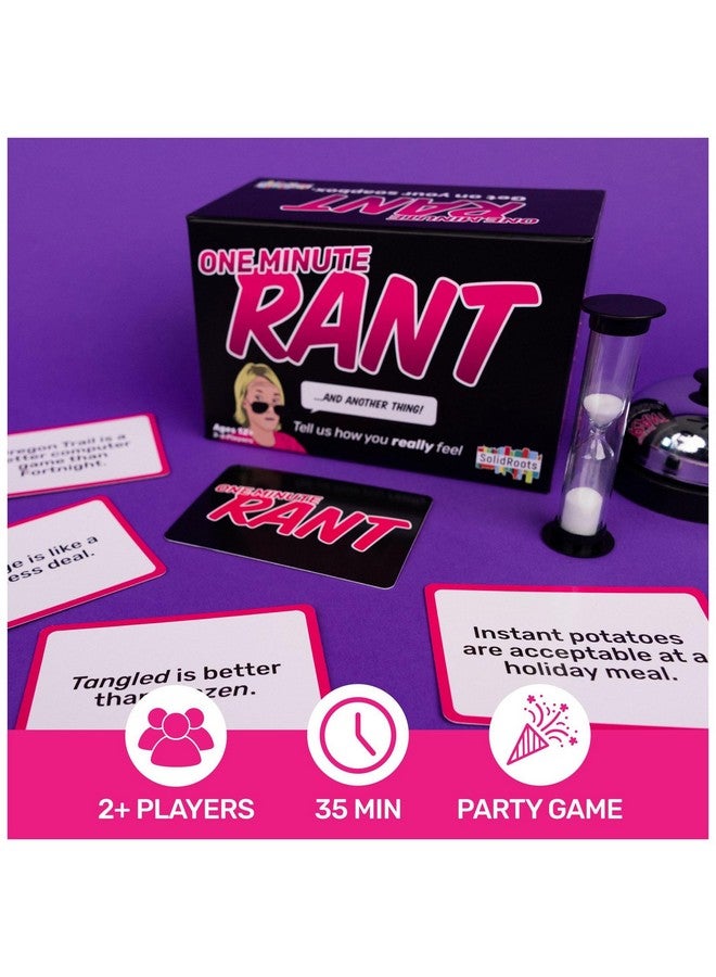 Spin Master Games, SolidRoots One Minute Rant- for People Who Love Controversy | Adult for Night | Party for Adults | Adult for 3-6 Players Ages 12+ - Image 2