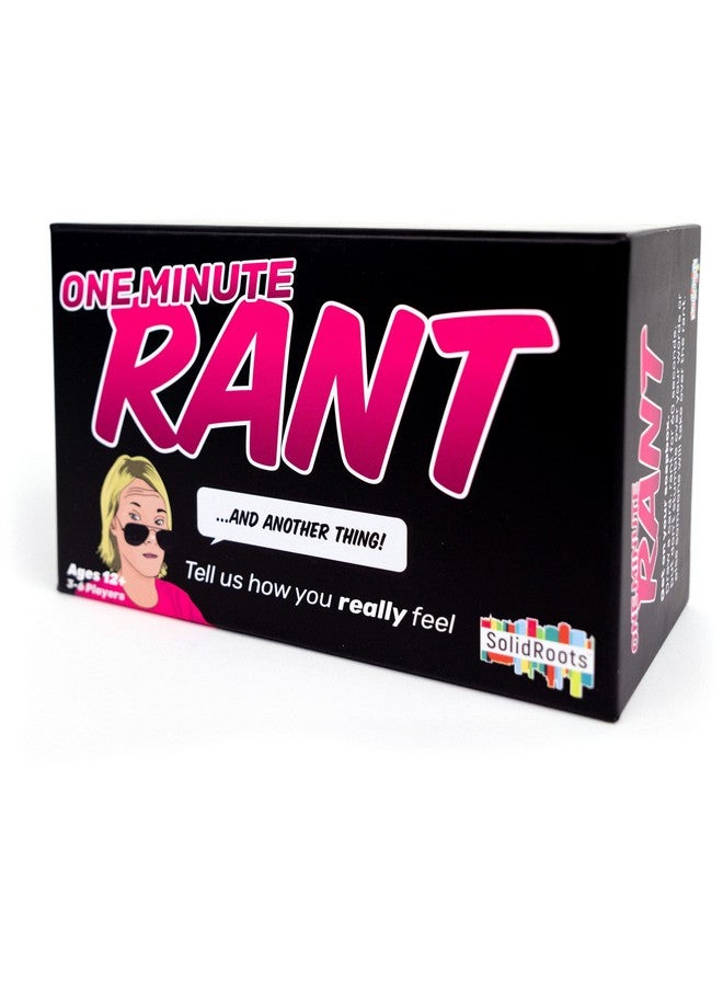 Spin Master Games, SolidRoots One Minute Rant- for People Who Love Controversy | Adult for Night | Party for Adults | Adult for 3-6 Players Ages 12+ - Image 1