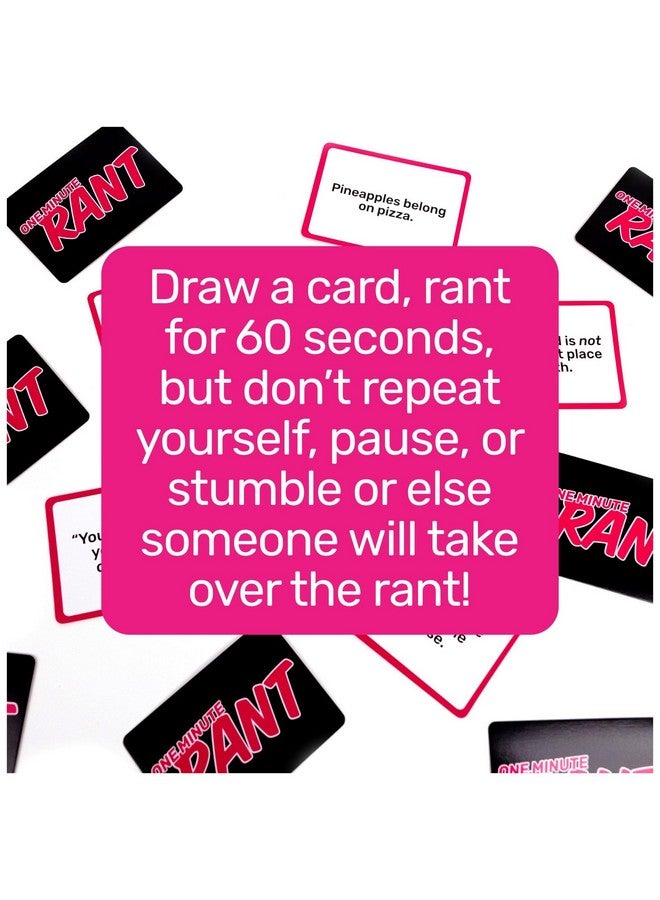 Spin Master Games, SolidRoots One Minute Rant- for People Who Love Controversy | Adult for Night | Party for Adults | Adult for 3-6 Players Ages 12+ - Image 3