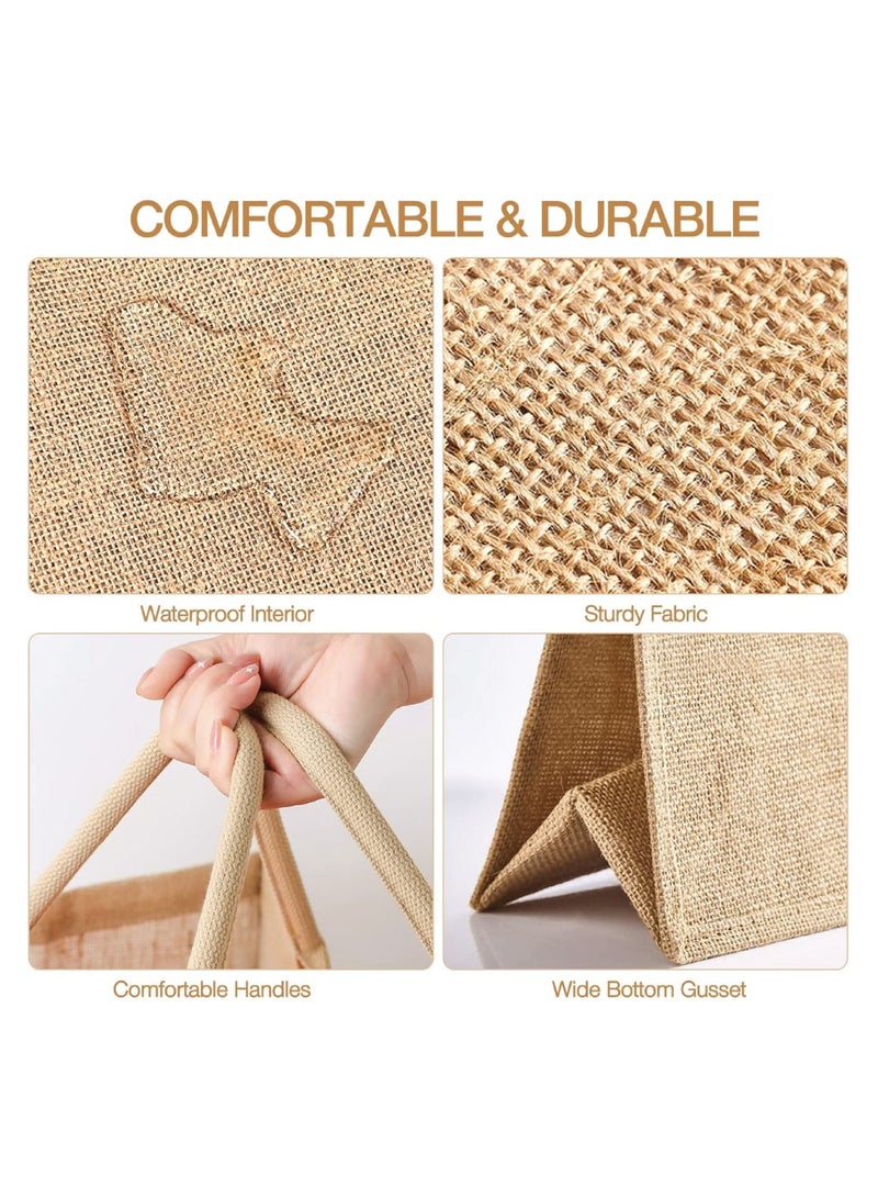 PRINTSHOP4ME Ramadan Mubarak Jute Bags - Eco-Friendly Jute Grocery Shopping Bags - Perfect for Shopping and Groceries Tote Bags - Image 3
