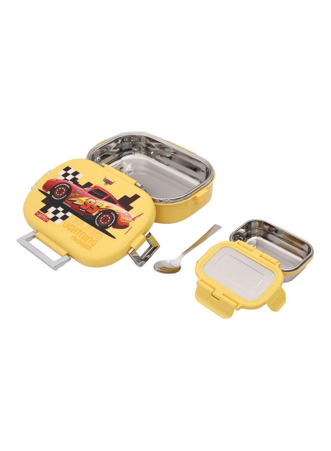 JAYPEE Stainless Steel Insulated Lunch Box Missteel Yellow, 500 ml, Suitable for School, Offices and picnics, - Image 3