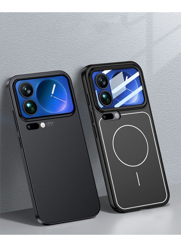 general Magnetic Case for Xiaomi 17 Pro with Split Camera Protection 【Compatible with Wireless Charging】 Luxury Matte Hard PC Slim Shockproof Protective Phone Cover for Xiaomi 17 Pro - Image 2