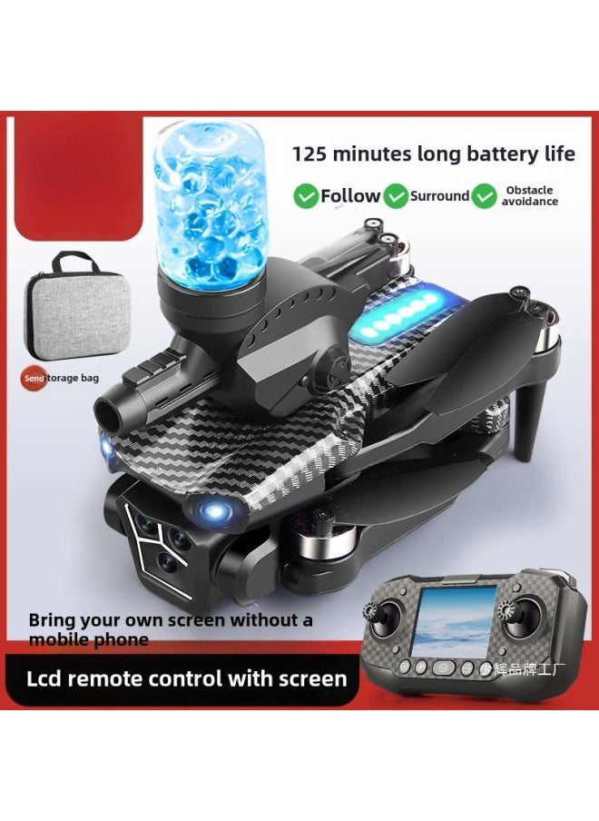 Generic - Automatic Obstacle Avoidance Aerial Drone 8K HD Remote Control Display Aircraft Adult Boy Toy Gps Aircraft-Color: Brushless Esc Five Cameras -Specifications:Get 1 Battery With A Total Of 5 Rechargeable Batteries + Free Accessories + Multiple Chargers + Final Warranty - Image 1