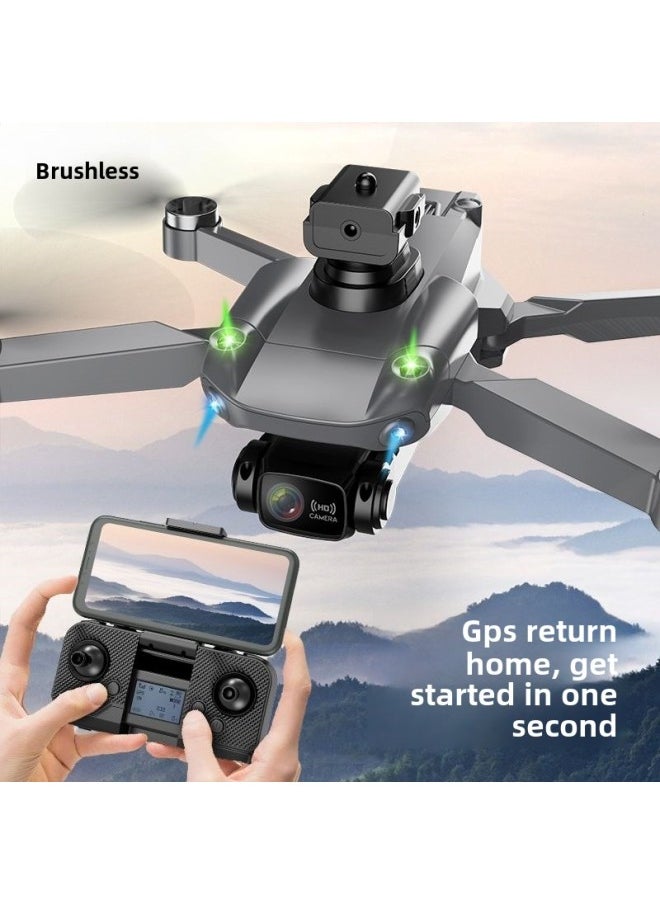 Generic - Automatic Obstacle Avoidance Aerial Drone 8K HD Remote Control Display Aircraft Adult Boy Toy Gps Aircraft-Color: Brushless Esc Five Cameras -Specifications:Get 1 Battery With A Total Of 5 Rechargeable Batteries + Free Accessories + Multiple Chargers + Final Warranty - Image 1
