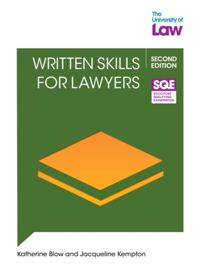 SQE2 Written Skills for Lawyers 2e 