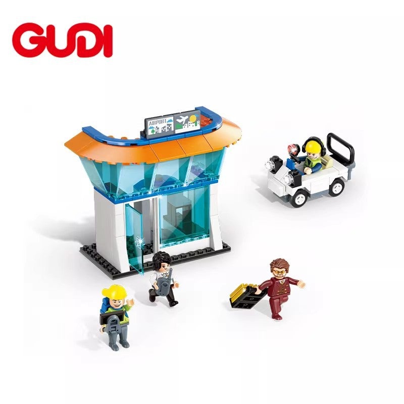 مجموعة مكعبات بناء طائرة (GUDI 10503) - Image 3