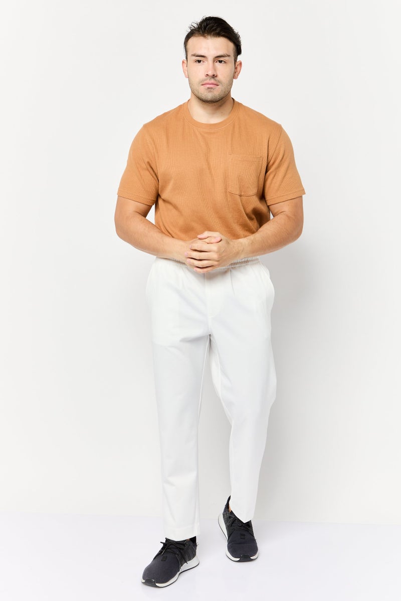 Celio سروال رياضي عادي للرجال، أبيض - Image 2