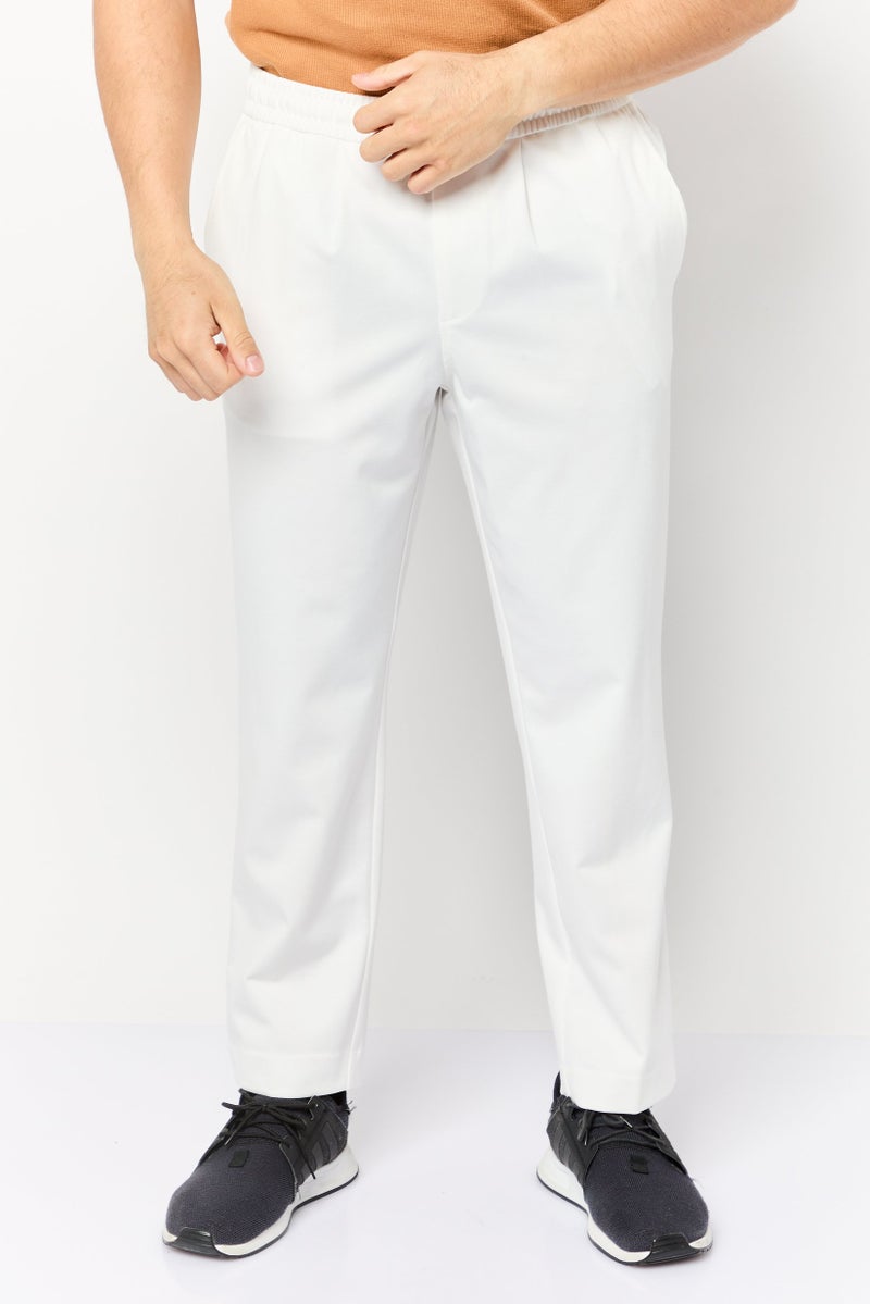 Celio سروال رياضي عادي للرجال، أبيض - Image 1