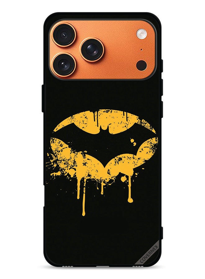 Covernex غطاء حماية آبل آيفون 17 برو ماكس بتصميم باتمان المتساقط - Image 1