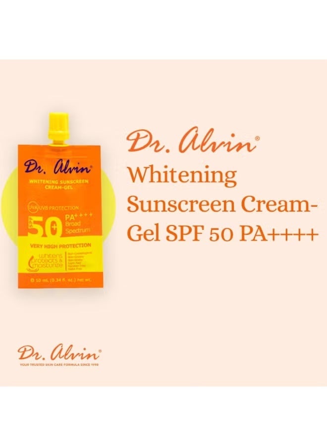 دي آر. ألفين كريم جل واقي من الشمس لتفتيح البشرة من دكتور ألفين®، عامل حماية من الشمس 50+، PA++++ - Image 2