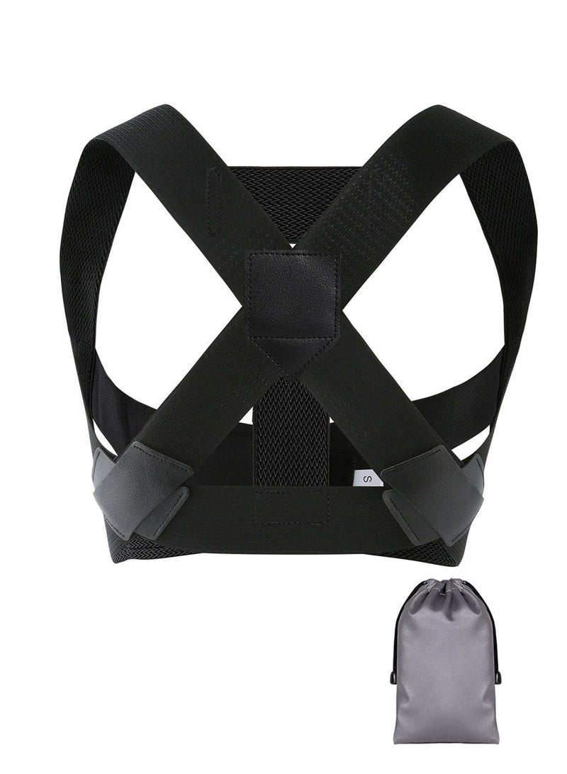 سيارم الأحدب تصحيح الشريط ، أنثى الموقف مصحح ، قابل للتعديل التهوية مرة أخرى مصحح ، تستخدم لدعم الموقف الأحدب وتخفيف آلام الرقبة والكتفين والعلوي ، م - Image 1