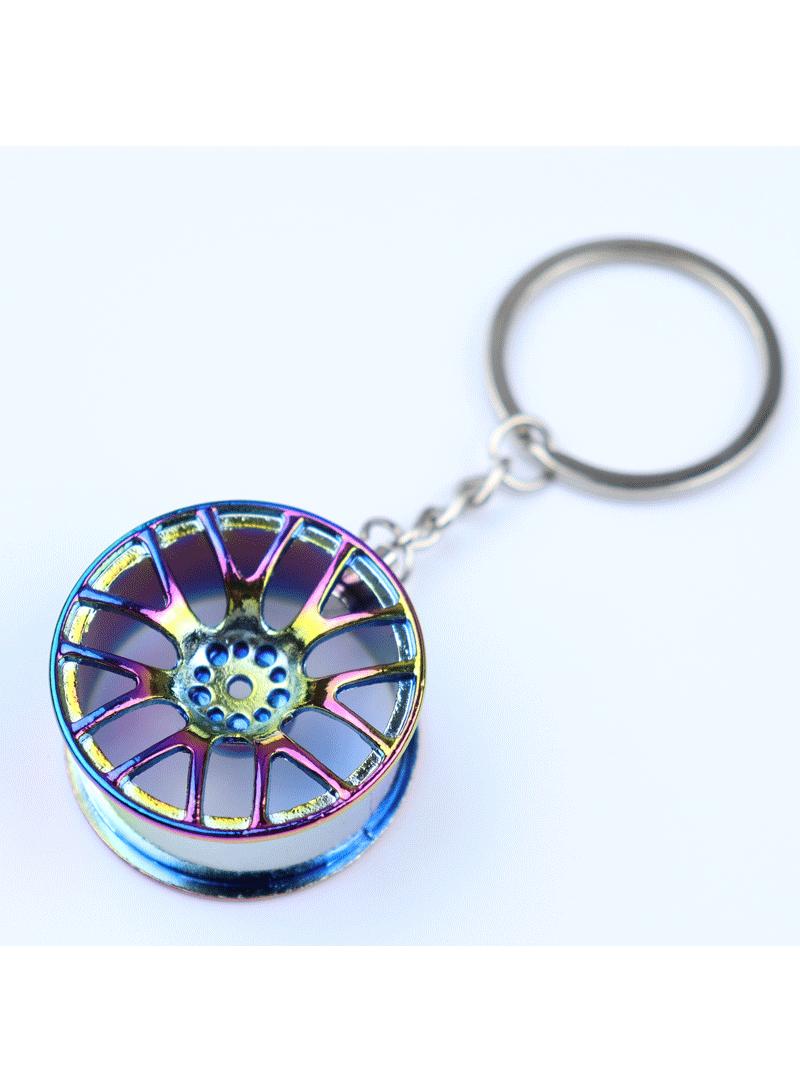 general 10-Piece Zinc Alloy 3D Car Parts Model  Keychain Set - Image 4