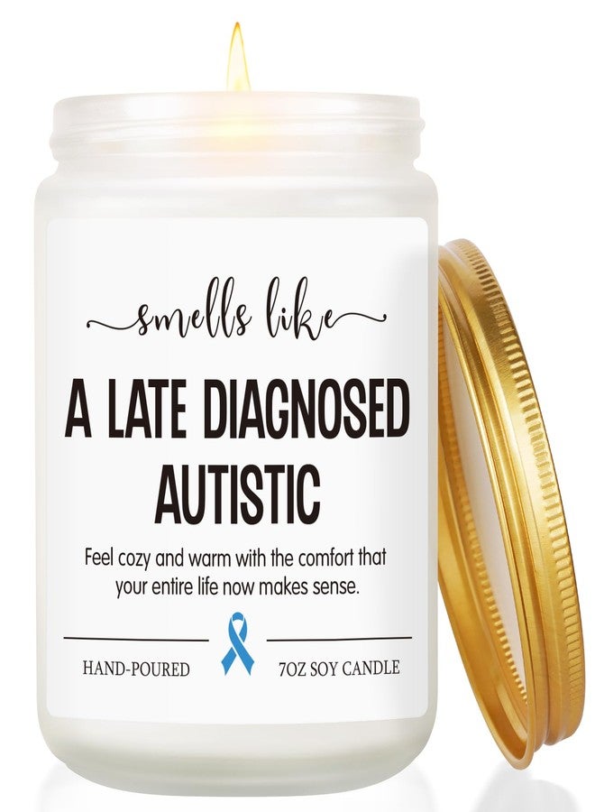 Hudiegify Gifts for Autistic Adults, Best Late Diagnosed Autism Gifts, Autistic Adult Must Haves, Autism Awareness Items for Teenagers Men Women, Neurodivergent Gift- Lavender Candle - Image 1