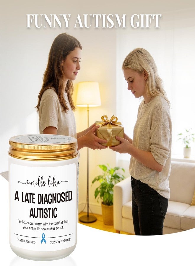 Hudiegify Gifts for Autistic Adults, Best Late Diagnosed Autism Gifts, Autistic Adult Must Haves, Autism Awareness Items for Teenagers Men Women, Neurodivergent Gift- Lavender Candle - Image 2