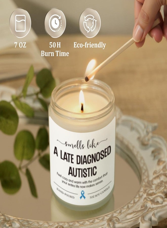 Hudiegify Gifts for Autistic Adults, Best Late Diagnosed Autism Gifts, Autistic Adult Must Haves, Autism Awareness Items for Teenagers Men Women, Neurodivergent Gift- Lavender Candle - Image 5