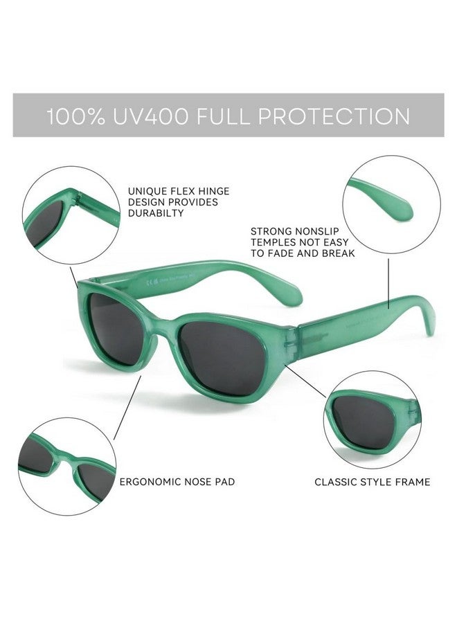 ZENOTTIC Trendy Narrow Rectangle Sunglasses For Women Small Fashion Polarized Cat Eye Sun Glasses Uv400 Protection - Image 5