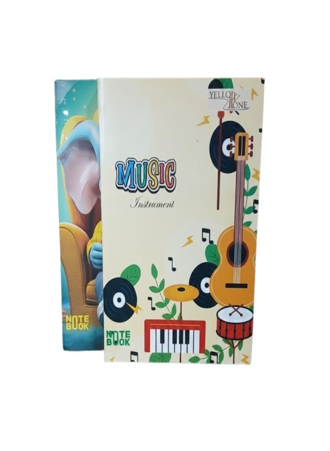 Notebook 88 Pages Ruled Single Line Notebook for School College Office Writing Register Soft Cover (Pack of 15) - Image 1