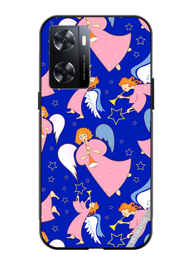 VR CREATIVE Protective Case Cover For OnePlus Nord N20 SE Christmas Angels With Flutes Design Multicolour - Image 1