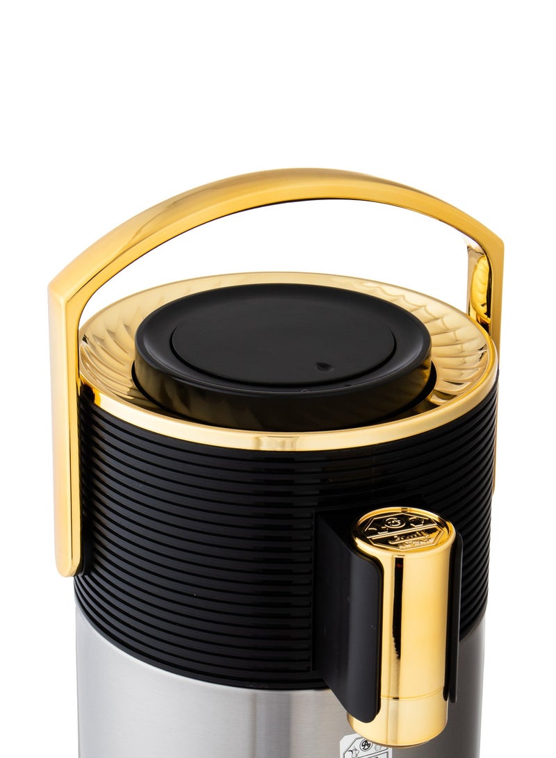 السيف  ترمس ضغط ريفا 1.9 ليتراللون فضي بيد ذهبي - Image 4