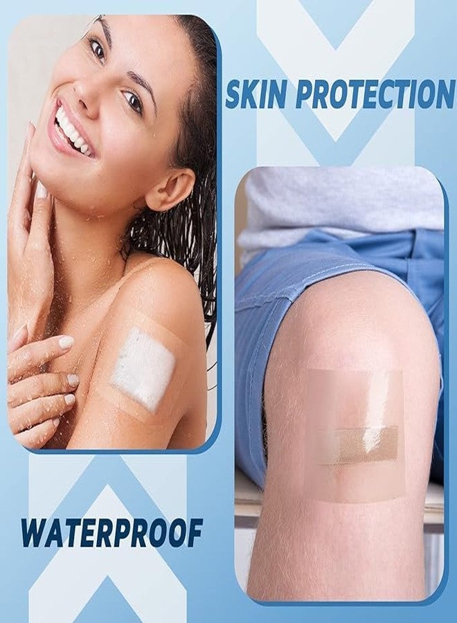 Bitnex Transparent Stretch Adhesive Bandage | Waterproof Clear Film Dressing Bandages | Adhesive Film Bandage Skin Dressing Tape for Tattoos Swimming Showering Aftercare (5cm ×5m, 1, count) - Image 3