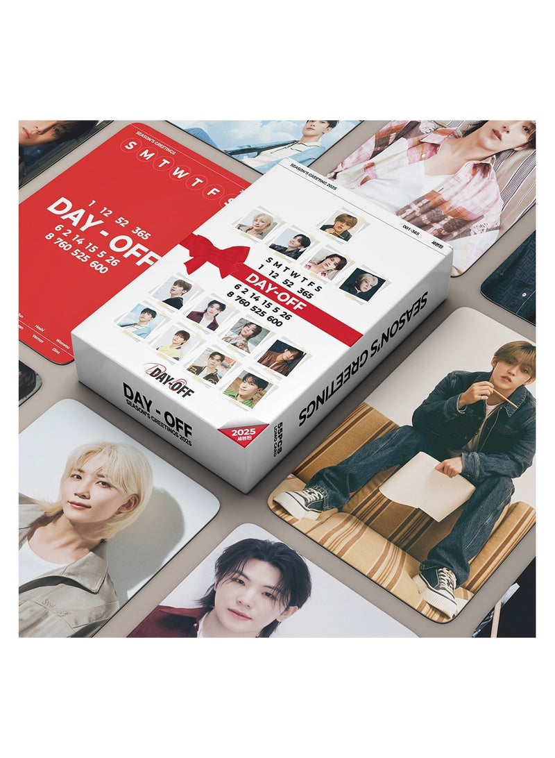 NIBEMINENT 55 Pcs Kpop SEVENTEEN DAY-OFF Lomo Cards Card For Fans Collection Gifts - Image 2