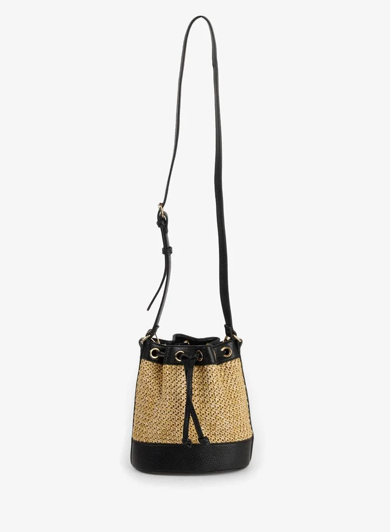 ديفاكتو Woman Straw Shoulder Bag