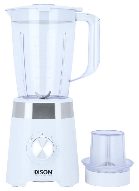 Electric Blender Two Speeds 1.5 Liter 500W White