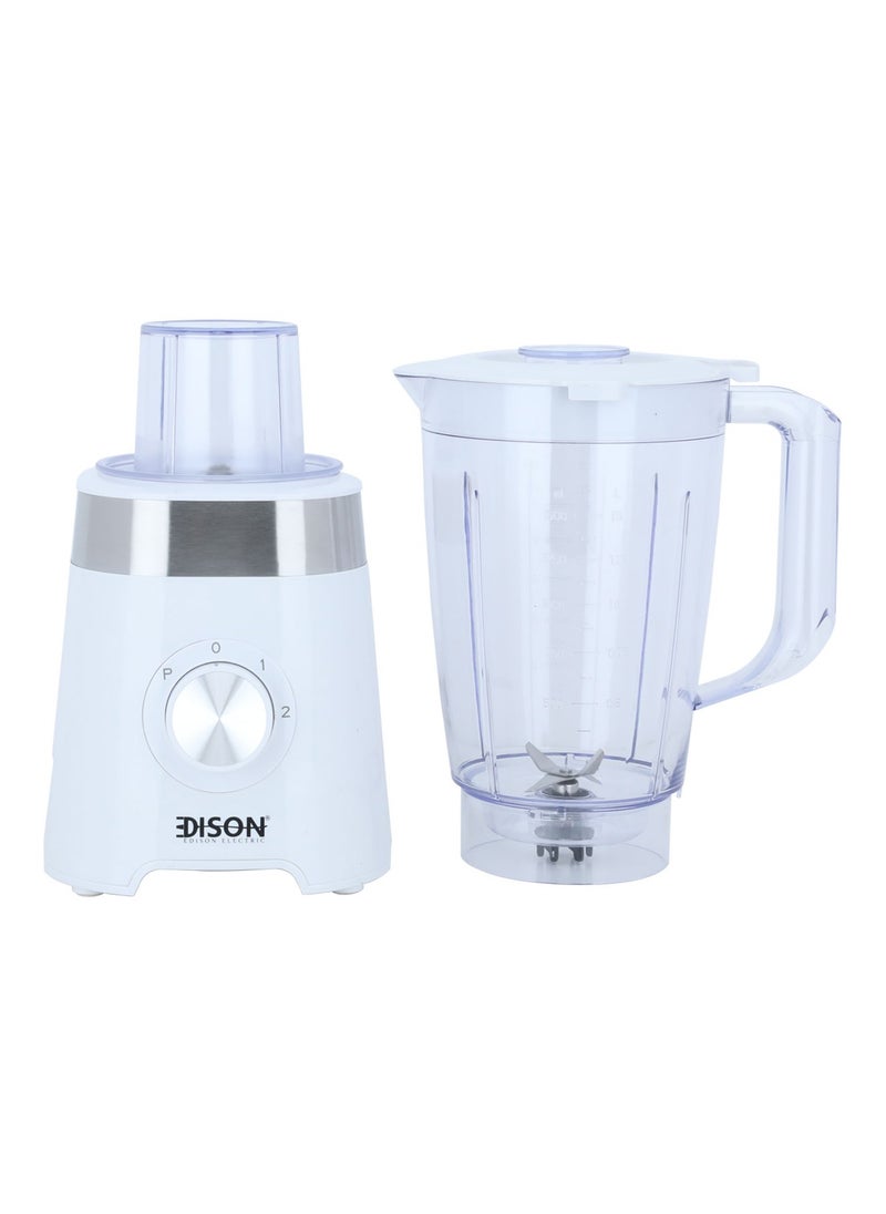 Electric Blender Two Speeds 1.5 Liter 500W White
