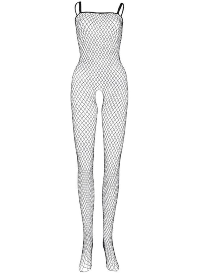 No brands Women's Fishnet Bodystocking Sling High Elasticity Stocking Bodysuit - Image 1