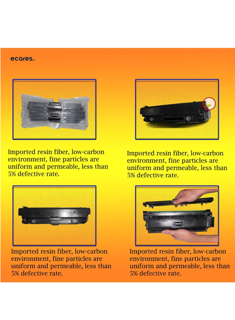 إيكاريس®خرطوشة حبر 305A CE413A متوافقة مع HP Laserjet Pro 400 Color M451dn M451nw M451dw MFP M475dw MFP M475dn Pro 300 MFP M375nw M351A (أرجواني) - Image 3