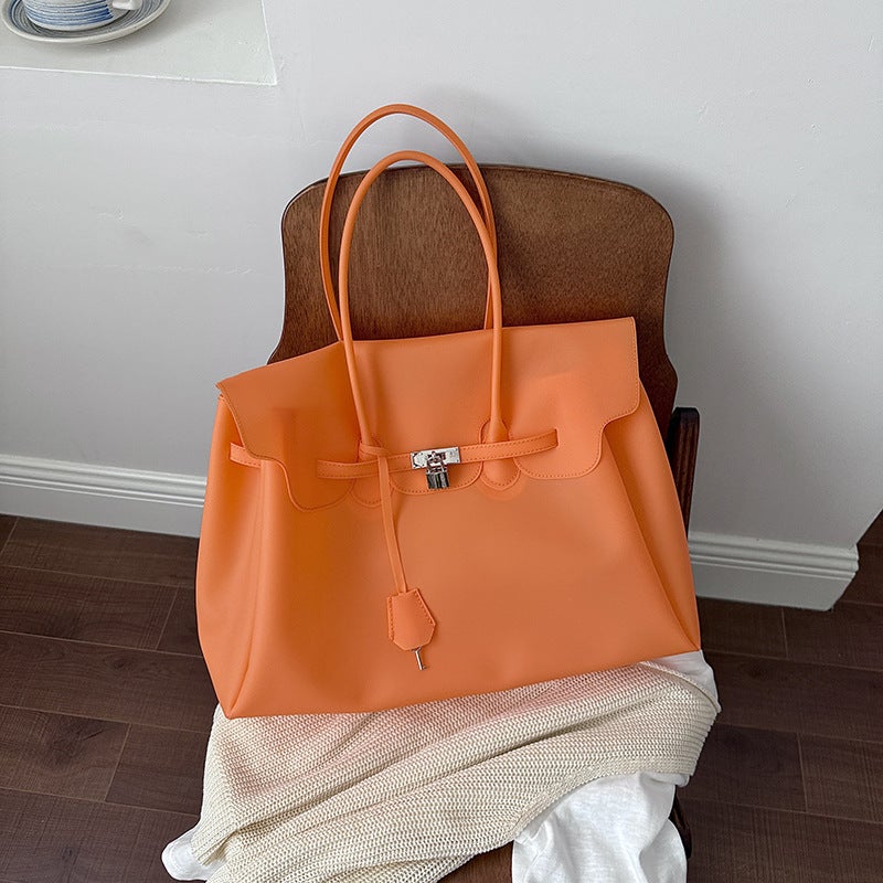 2026 Women's Summer Jelly Shoulder Bag Tote Large Capacity - Image 3