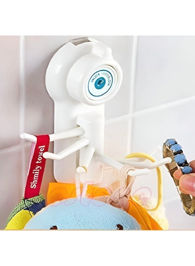 Octopus Hanger 6 Hooks Double Face Suction Hook Wall Decoration Adjustable Multifunctional for Bathroom Kitchen - Image 4