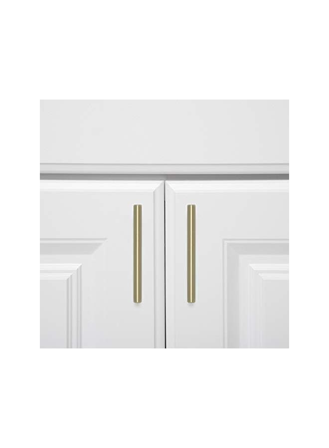 The Bros Euro Bar Cabinet Handle (1/2-inch Diameter), 5.38-inch Length (3-inch Hole Center), Golden Champagne, 10-pack - Image 5