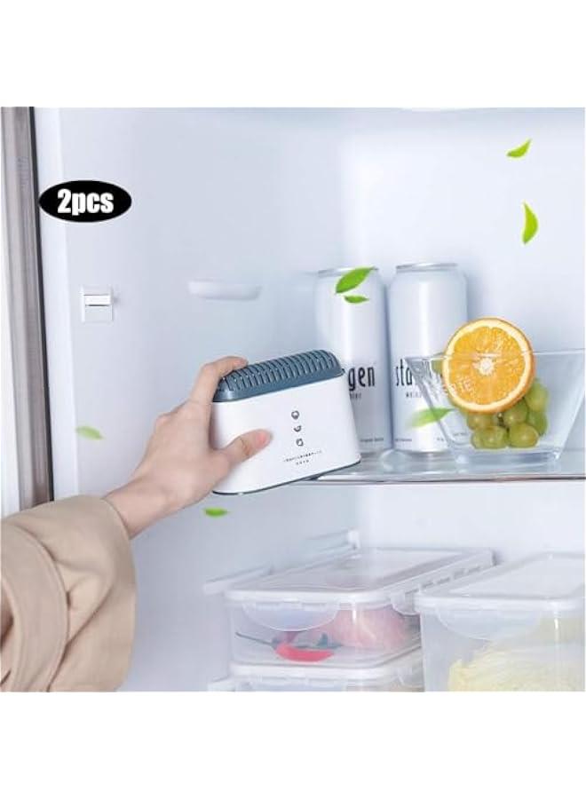 ميكسد 2pcs Refrigerator Deodorizer,Air Purifying Bag,Bamboo Activated Charcoal Fridge Deodorizer,Odour Eliminator,Fridge and Freezer Odor Eliminator,for Closet Shoes Kitchens Basements - Image 5
