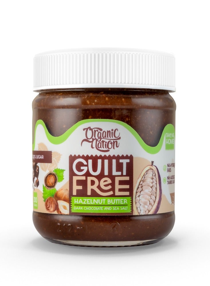Organic Nation Guilt free Hazelnut butter with dark chocolate 200G