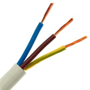 HOMETIC كابلات نحاسية دائرية 075 مم من هومتيك 3 نواة للاستخدام المنزلي والصناعي 20 متر - Image 1