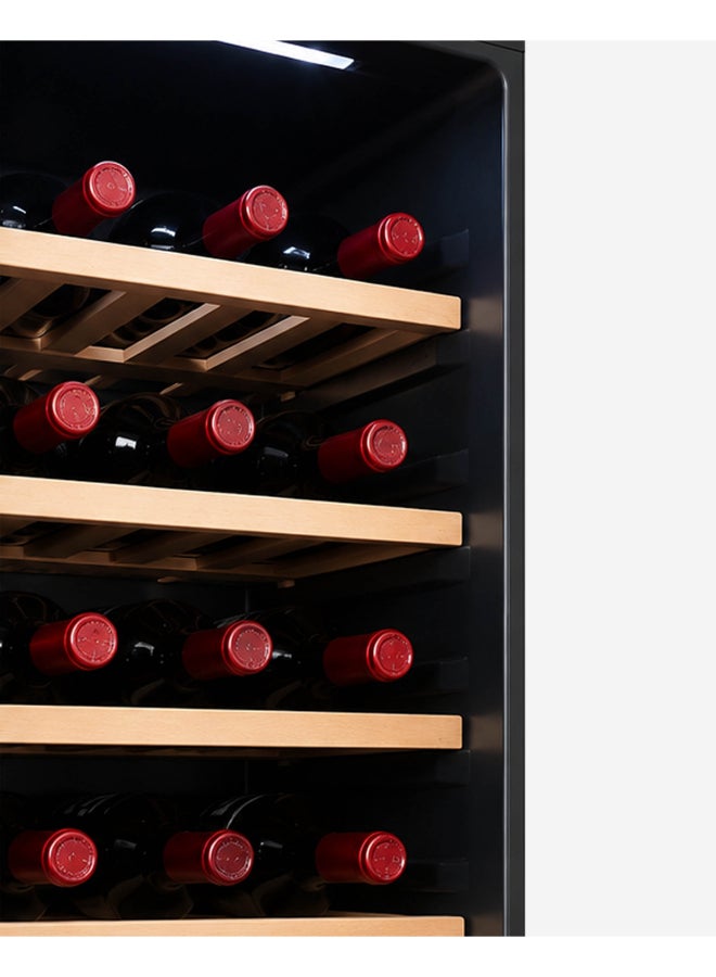 HOOVER Beverage Cooler, Wine Fridge With 34 Bottles Capacity, External LED Touch Control, Wooden Racks, Double Glazed UV Protection Door, Single Temperature Zone, HWC-H34-B (Black) 25.5 L HWC-H34-B Black - Image 5