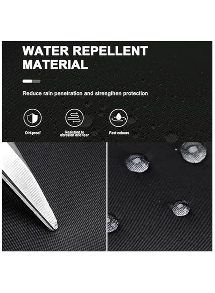 حقيبة ظهر كاجوال مزدوجة الكتف عالية الجودة مقاومة للماء مع منفذ شحن USB متعددة الوظائف للسفر والكمبيوتر المحمول مقاس 15.6 بوصة والكلية والأمتعة وحقيبة ظهر رياضية للنساء والرجال - 45×30.5×15 سم - Image 4