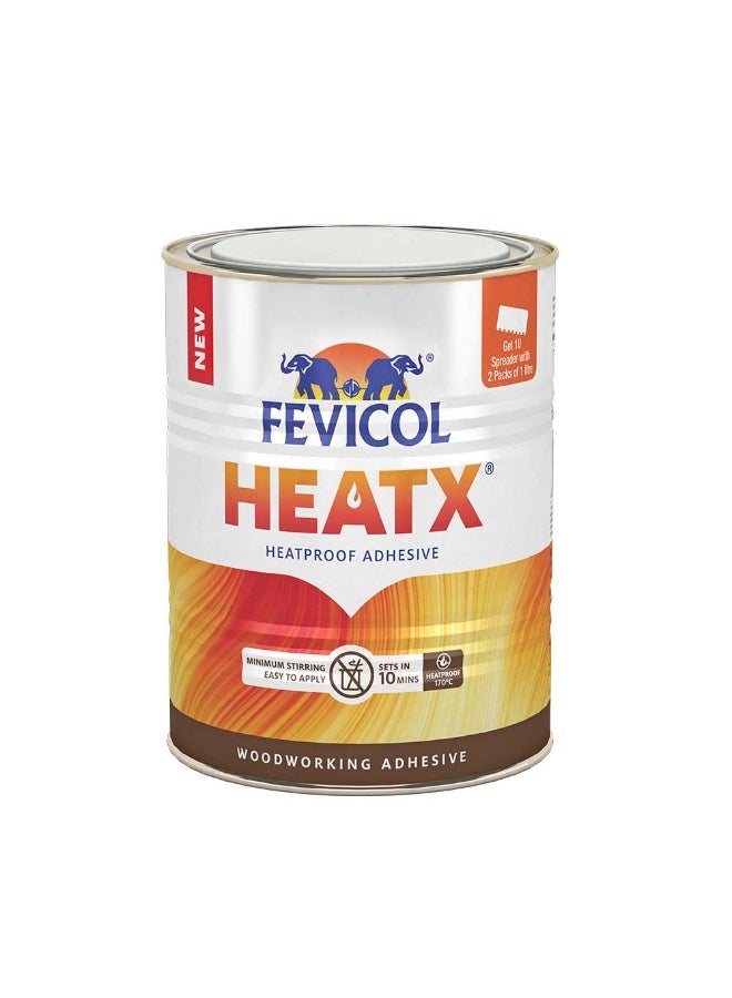 Fevicol Heatx - Fast Setting Heatproof Adhesive | Sets in 10minutes | Mix instantly | Water resistant | 650 ml - Image 1