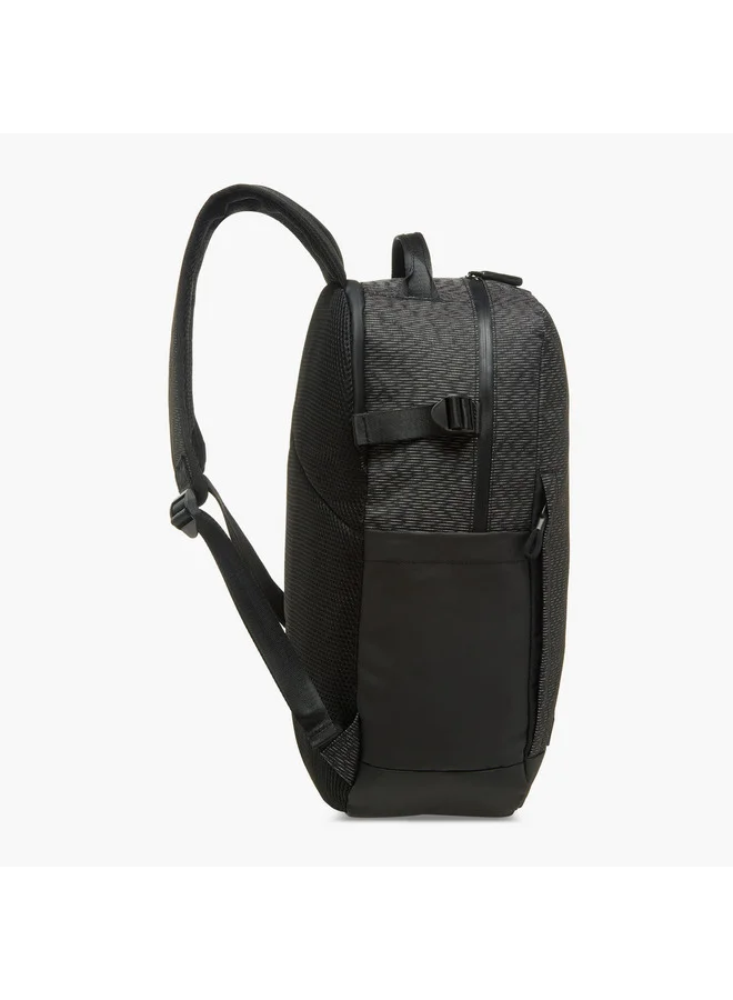كابا Unisex Logo Applique School Backpack with Zip Closure - 15x31x47 cm