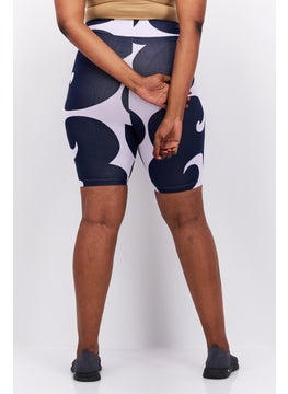 Adidas Adidas x Marimekko Women Sportswear Fit  Training Bike Short, Navy Blue  - Image 3