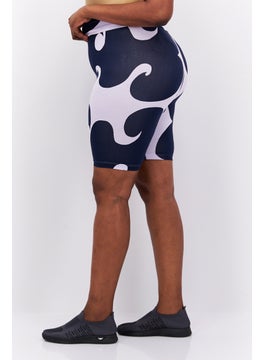 Adidas Adidas x Marimekko Women Sportswear Fit  Training Bike Short, Navy Blue  - Image 2
