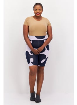 Adidas Adidas x Marimekko Women Sportswear Fit  Training Bike Short, Navy Blue  - Image 4