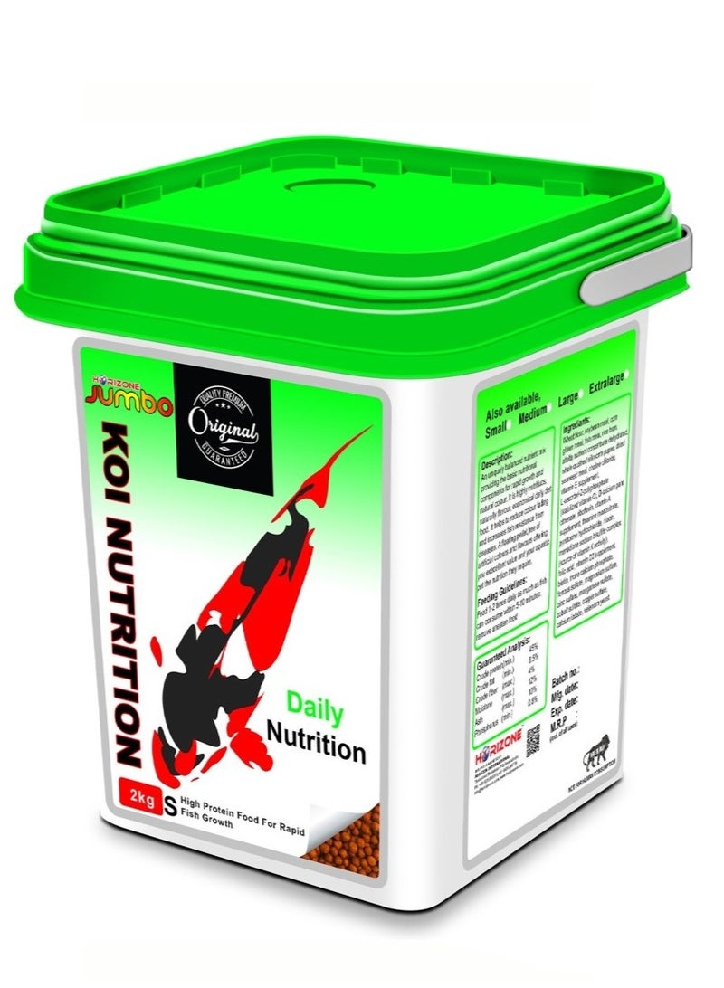 Jumbo Koi Nutrition 2Kg- Small(1.8mm)